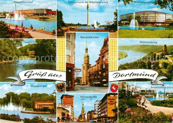 Dortmund Hauptbahnhof Fernsehturm im Westfalenpa