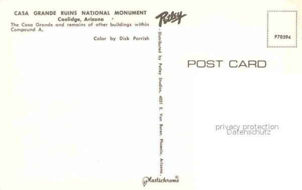Coolidge Arizona Casa Grande Ruins – Bild 2