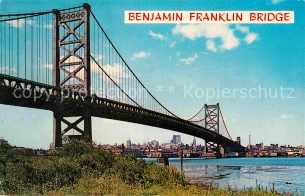 Philadelphia Pennsylvania Benjamin Franklin Bridge