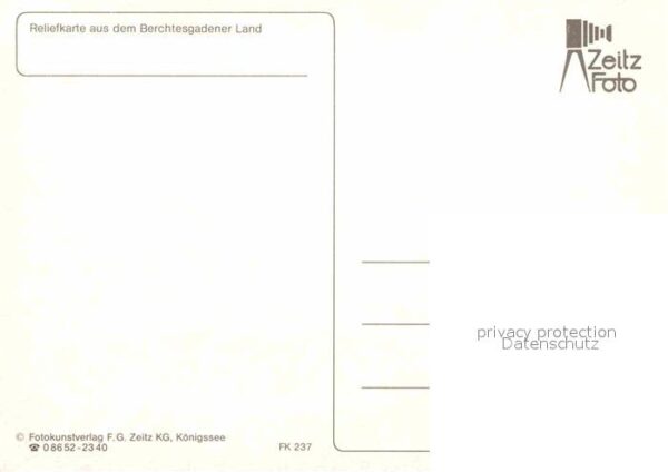 Berchtesgaden Landkarte – Bild 2