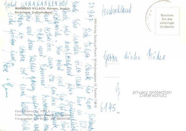 Villach Kaernten Fliegeraufnahme Kuranlagen – Bild 2