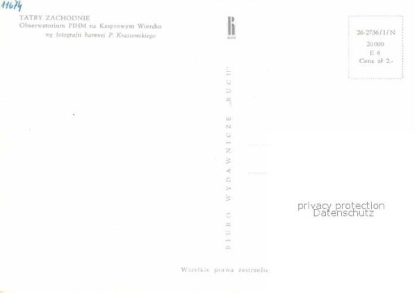Tatry Zachodnie Obserwatorium Pihm – Bild 2