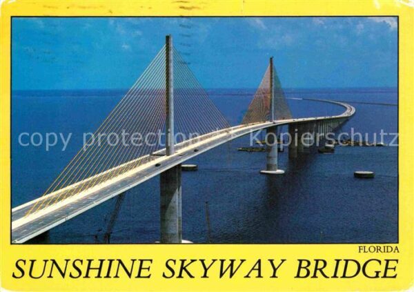 Florida Keys Fliegeraufnahme Sunshine Skyway Bridge