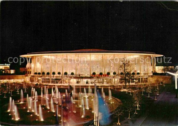 Bruessel Bruxelles Der Pavillon der USA bei der Weltausste