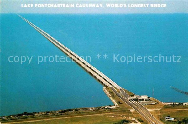 Causeway Fliegeraufnahme Lake Pontchartrain