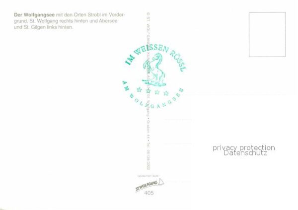 Wolfgangsee Fliegeraufnahme – Bild 2