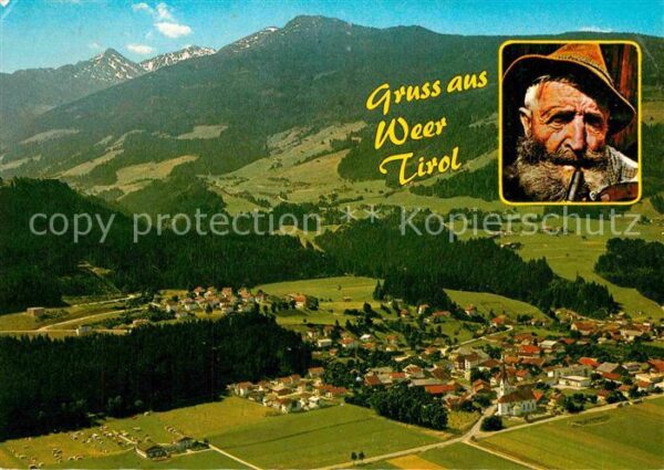 Weer Tirol Fliegeraufnahme