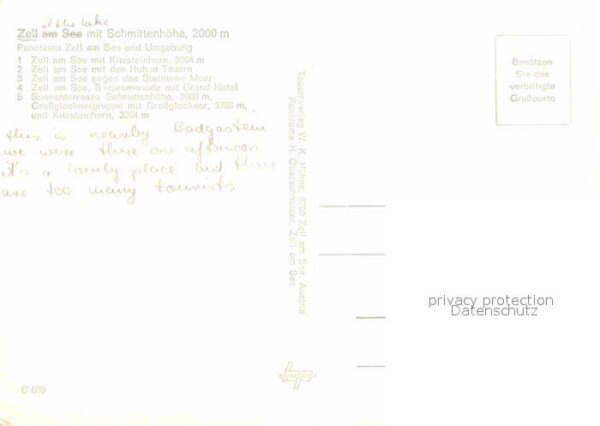 Zell See Fliegeraufnahme Kitzsteinhorn Hohen Tau – Bild 2