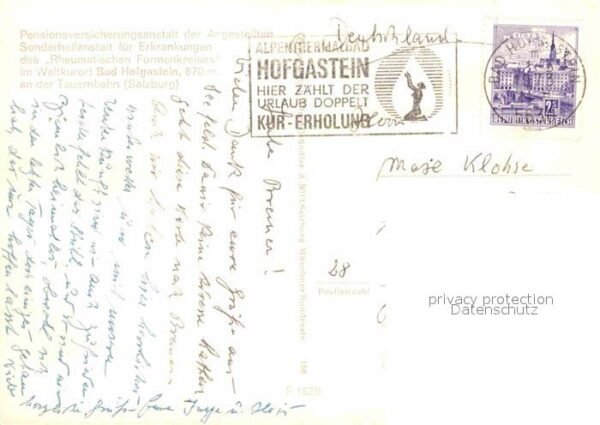 Bad Hofgastein Sonderheilanstalt – Bild 2