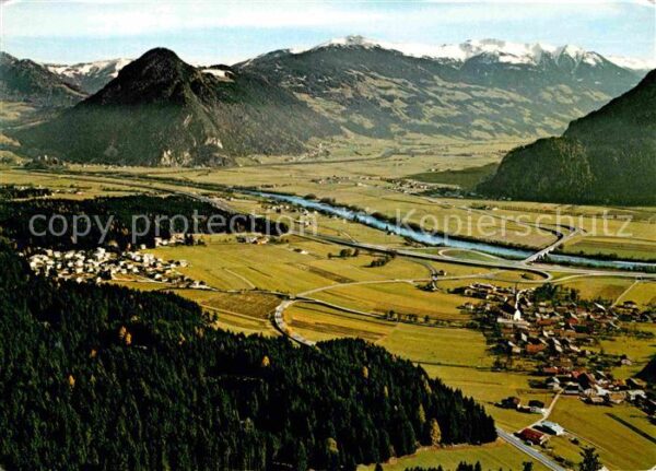 Jenbach Tirol Blick von der Kanzelkehre