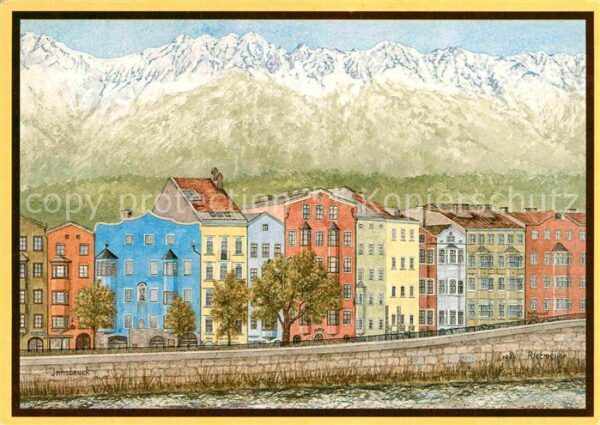 Innsbruck Mariahilf mit Nordkette