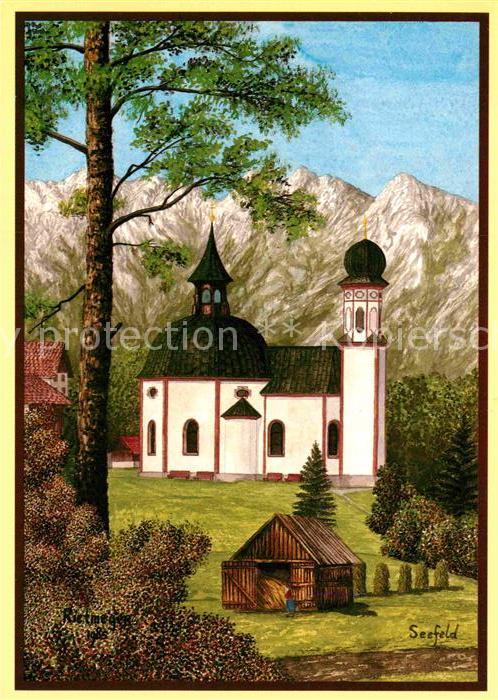 Seefeld Tirol Seekirchl im Hochsommer