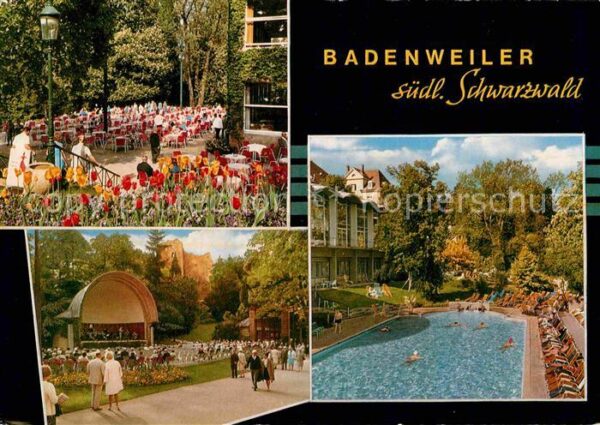 Badenweiler Thermalbad Kurkonzert Pavillon