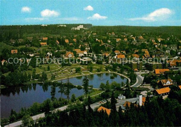 Hahnenklee-Bockswiese Harz Fliegeraufnahme