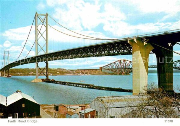 Edinburgh Scotland Forth Road Bridge