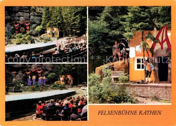 Rathen Saechsische Schweiz Felsenbühne