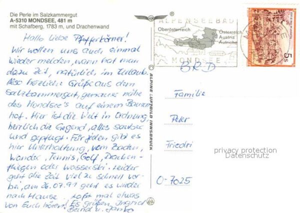 Mondsee Salzkammergut Fliegeraufnahme – Bild 2