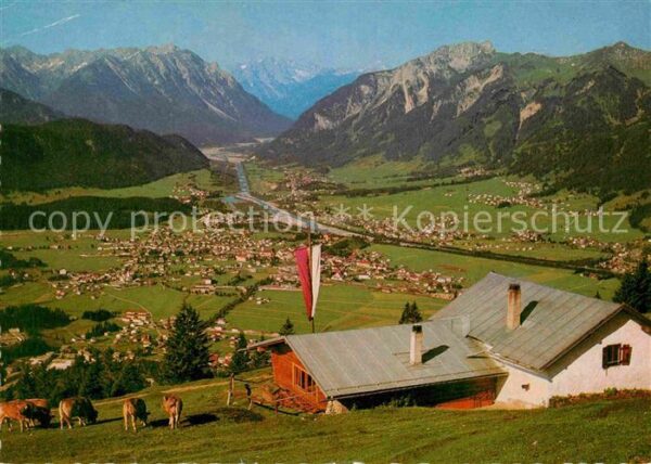 Reutte Tirol Panorama Dürrenberger AlpeHahnenkamm