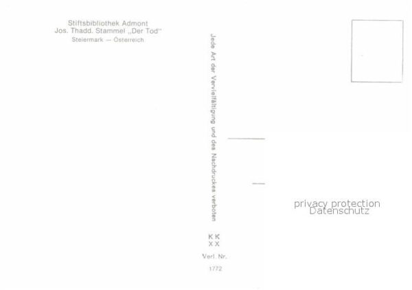 Admont Kaernten Stiftsbibliothek Der Tod – Bild 2