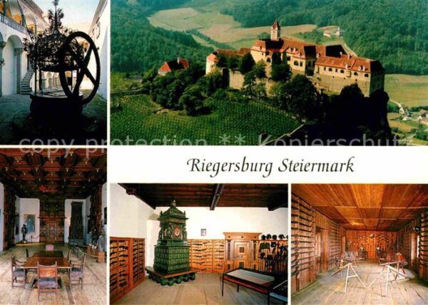 Riegersburg Fliegeraufnahme Burg Kaminzimmer Saal