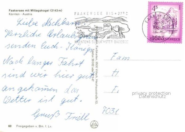 Faakersee Panorama – Bild 2