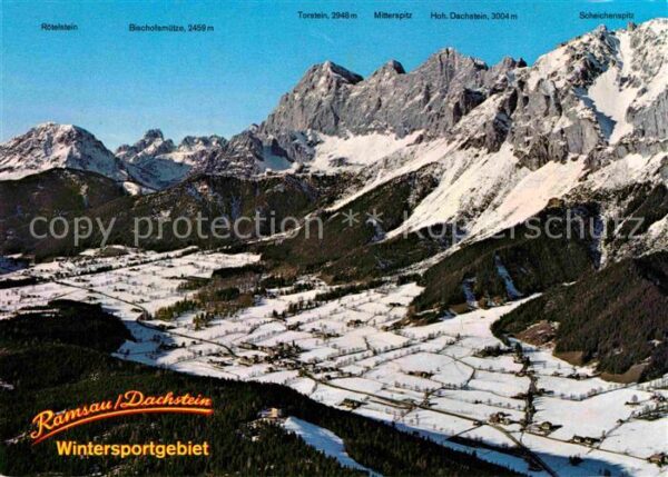 Ramsau Dachstein Steiermark Hochplateau Dachsteinsüdwände Bischofsm