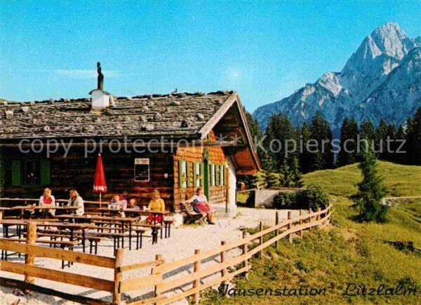 Weissbach Lofer Jausestation Litzalm