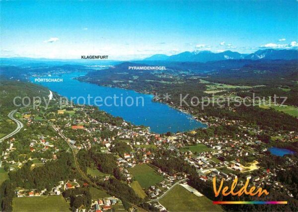 Velden Woerthersee Fliegeraufnahme