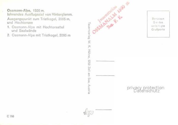 Hinterglemm Saalbach Ossmann Alpe – Bild 2