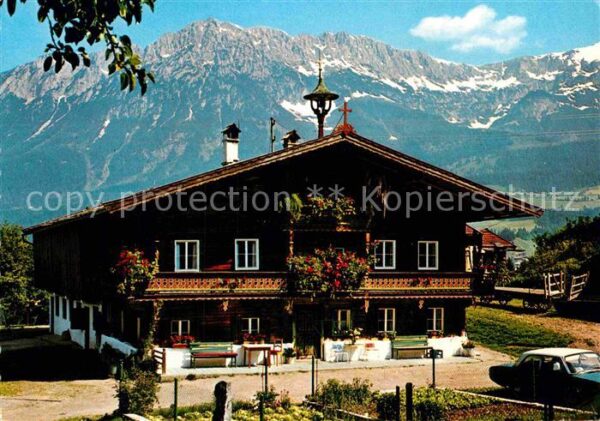 Scheffau Wilden Kaiser Alt Tiroler Bauernhof