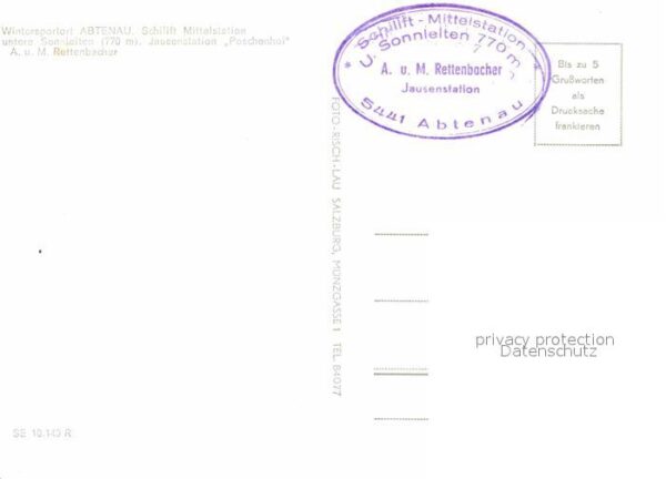 Abtenau Schilift Mittelstation – Bild 2