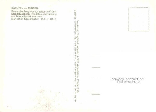 Magdalensberg Helenenberg Karnten Noricum – Bild 2