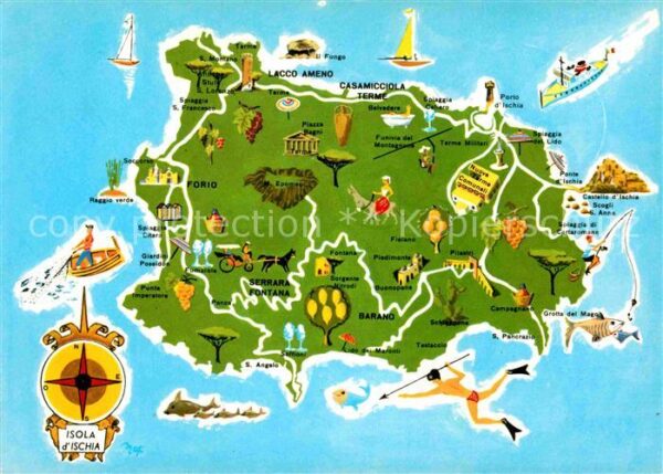Ischia Landkarte