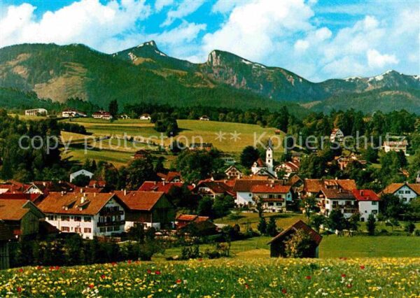 Bad Kohlgrub Blickzu dem Ammergauer Alpen