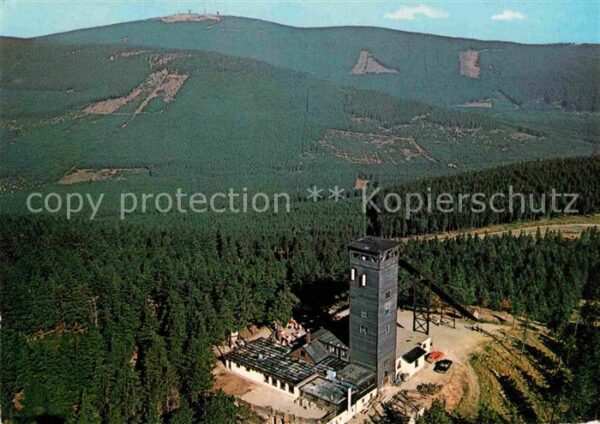 Braunlage Fliegeraufnahme Wurmbergschanze mit Aus