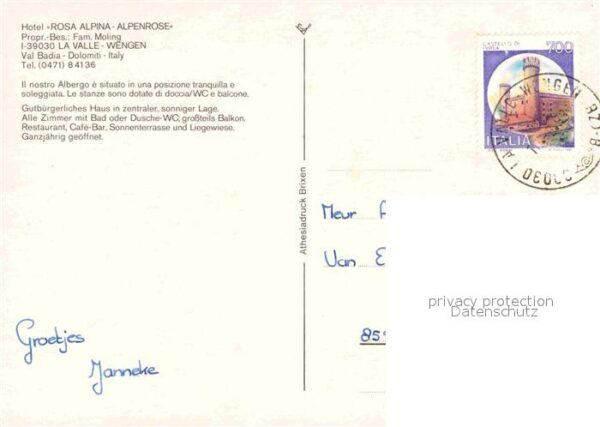 Val Badia Hotel Rosa Alpina – Bild 2