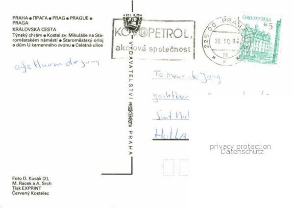 Prag Prahy Prague Kralovska Cesta – Bild 2