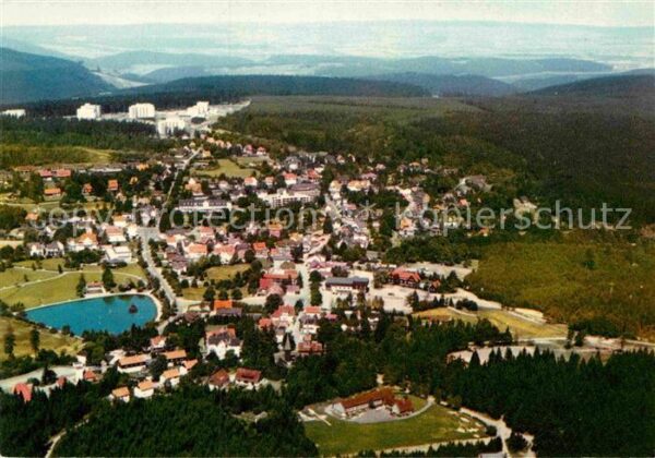 Hahnenklee-Bockswiese Harz Fliegeraufnahme