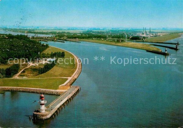 Brunsbuettelkoog Fliegeraufnahme Nord-Ostesee-Kanal Schl