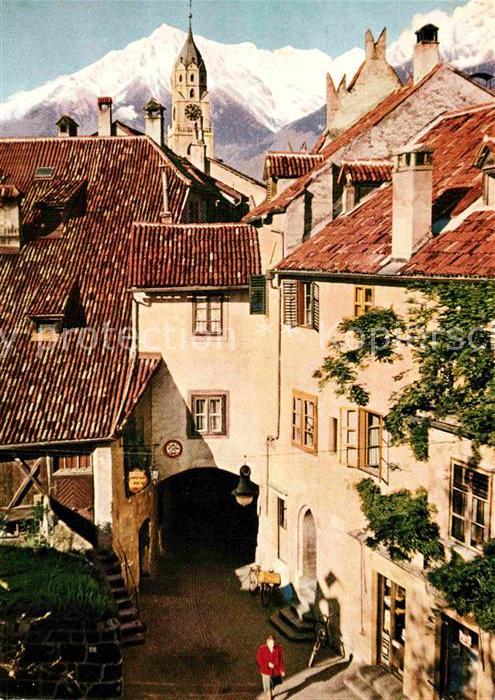 Meran Merano Altstadt Santaklause Pfarrturm