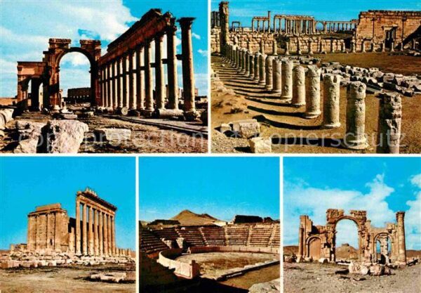 Palmyra Syrien Amphitheater Tempel Ruinen