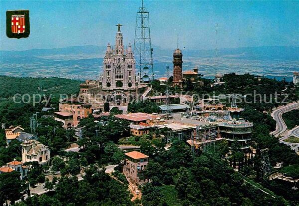 Barcelona Cataluna Fliegeraufnahme Kathedrale