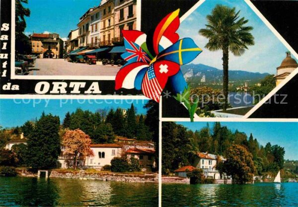 Orta San Giulio Seeufer Marktplatz