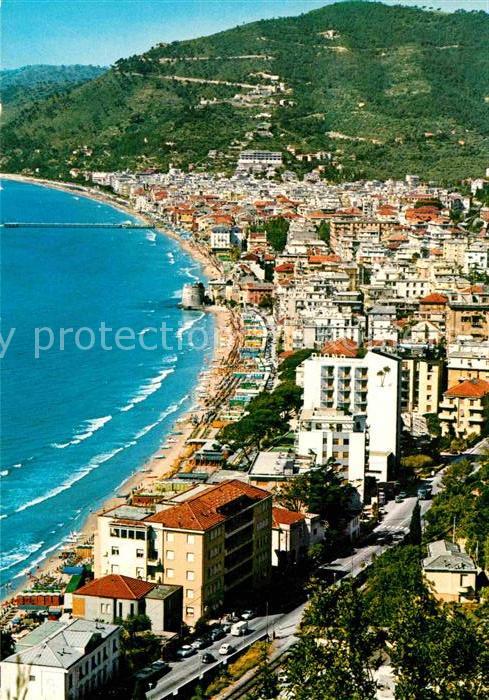 ALASSIO Savona Liguria IT Panorama Strand