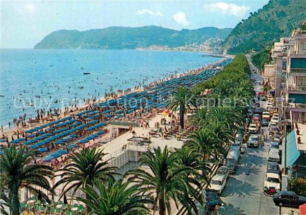 ALASSIO Savona Liguria IT Strandpromenade