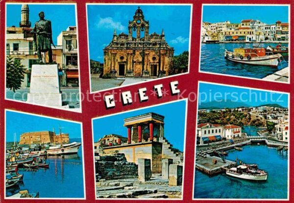 Kreta Crete Hafen Kirche