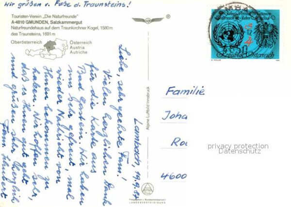 Gmunden Salzkammergut Traunstein Traunsee Wappen – Bild 2