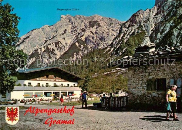 Tirol Region Alpengasthof Gramai Rappenspitze Karwen