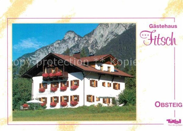 Obsteig Tirol Gästehaus Fitsch