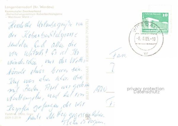 Langenbernsdorf Naherholungszentrum Koberbachtalsperre – Bild 2